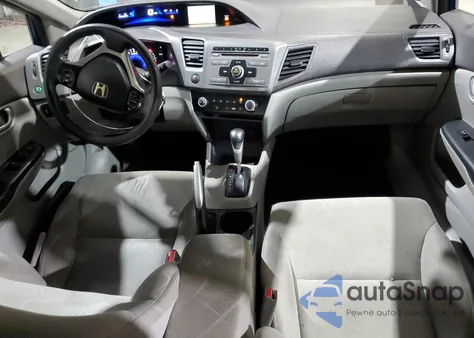 2012 Honda Civic Lx из США, поврежденный, VIN 19XFB2F57CE341345